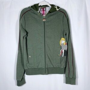 L.A.M.B. By Gwen Stefani Y2K Camo Full-Zip Hooded Jacket